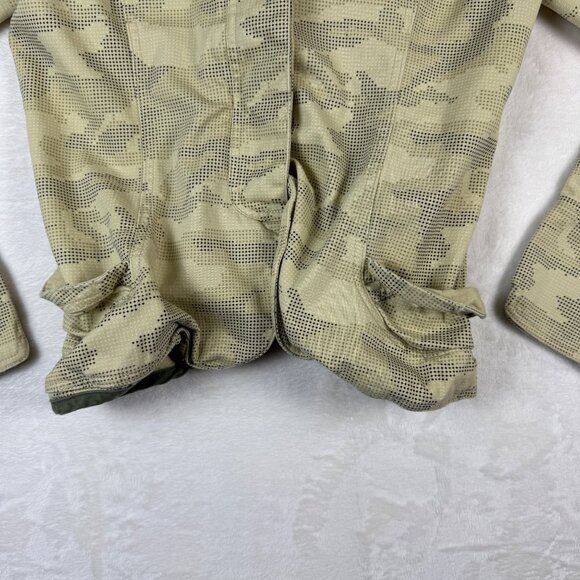 DC Shoes Military Jacket Beige Women's M Utility Camo Pockets - Picture 4 of 10